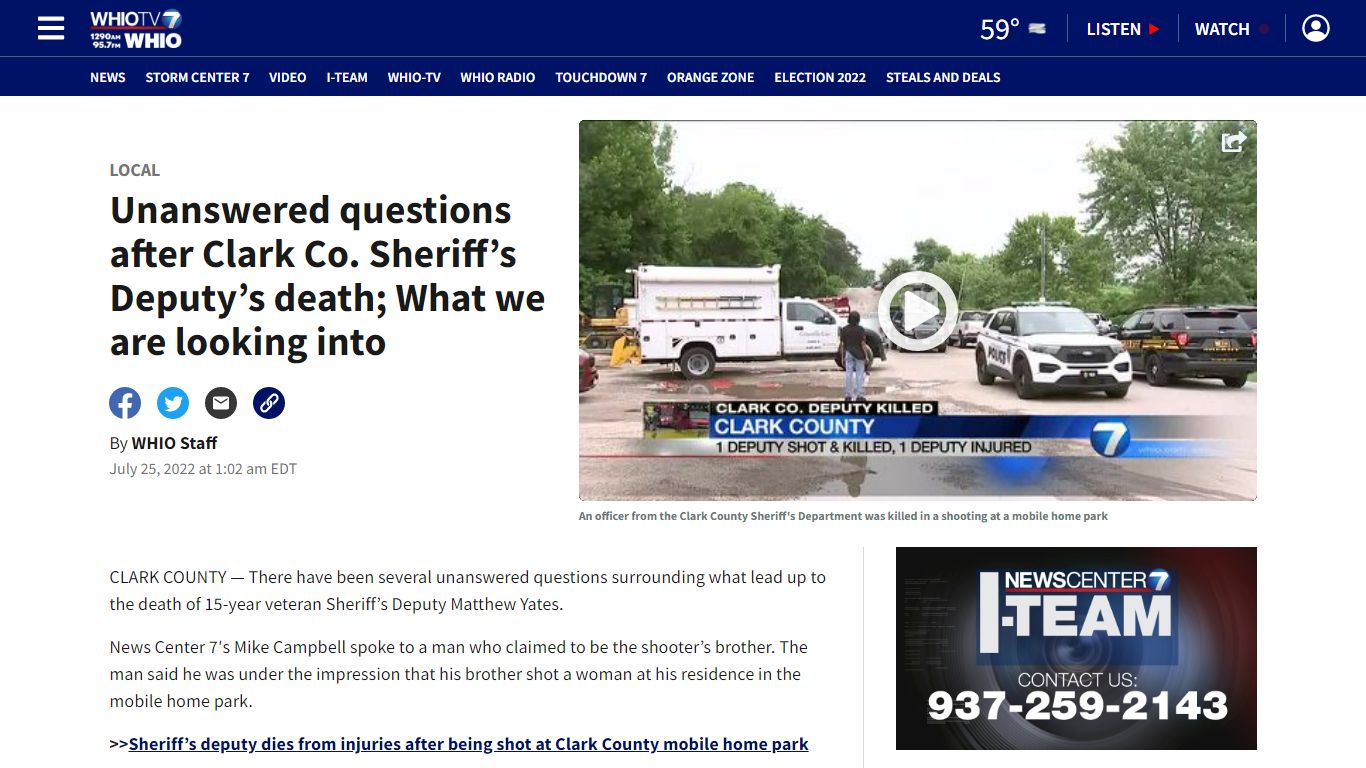 Unanswered questions after Clark Co. Sheriff’s Deputy’s death; What we ...